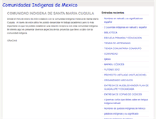 Tablet Screenshot of comunidadesindigenasenmovimiento.mx